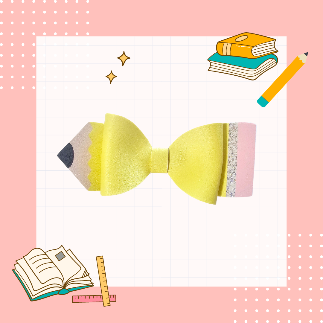 Color Pencils Hair Bow | Lovely Expression LLC