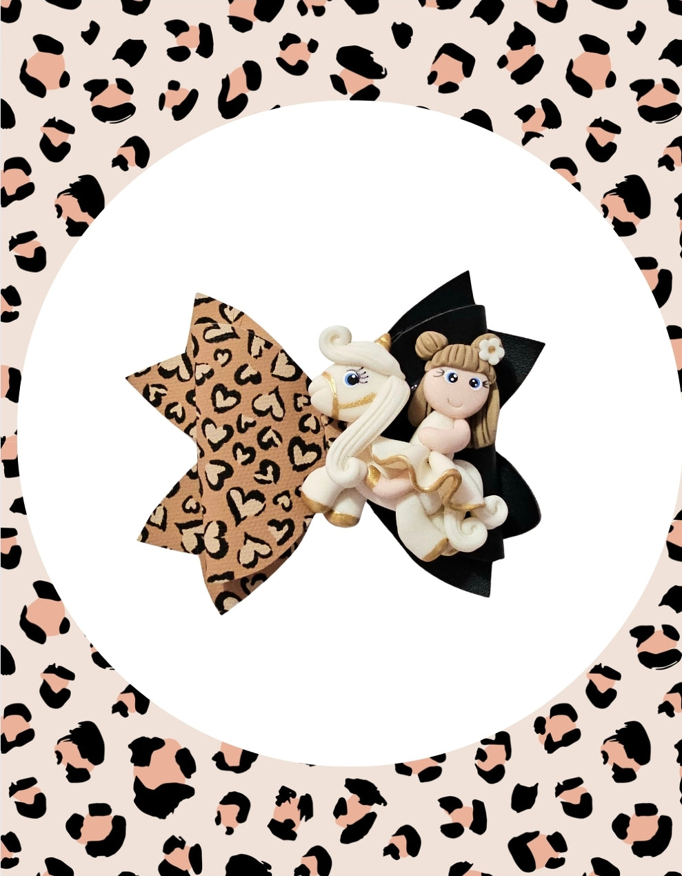 Leopard Princess Hair Bows | LovelyExpressionLLC