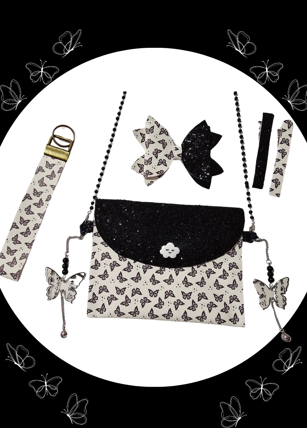 Delicate Butterflies Purse Bundle | LovelyExpressionLLC