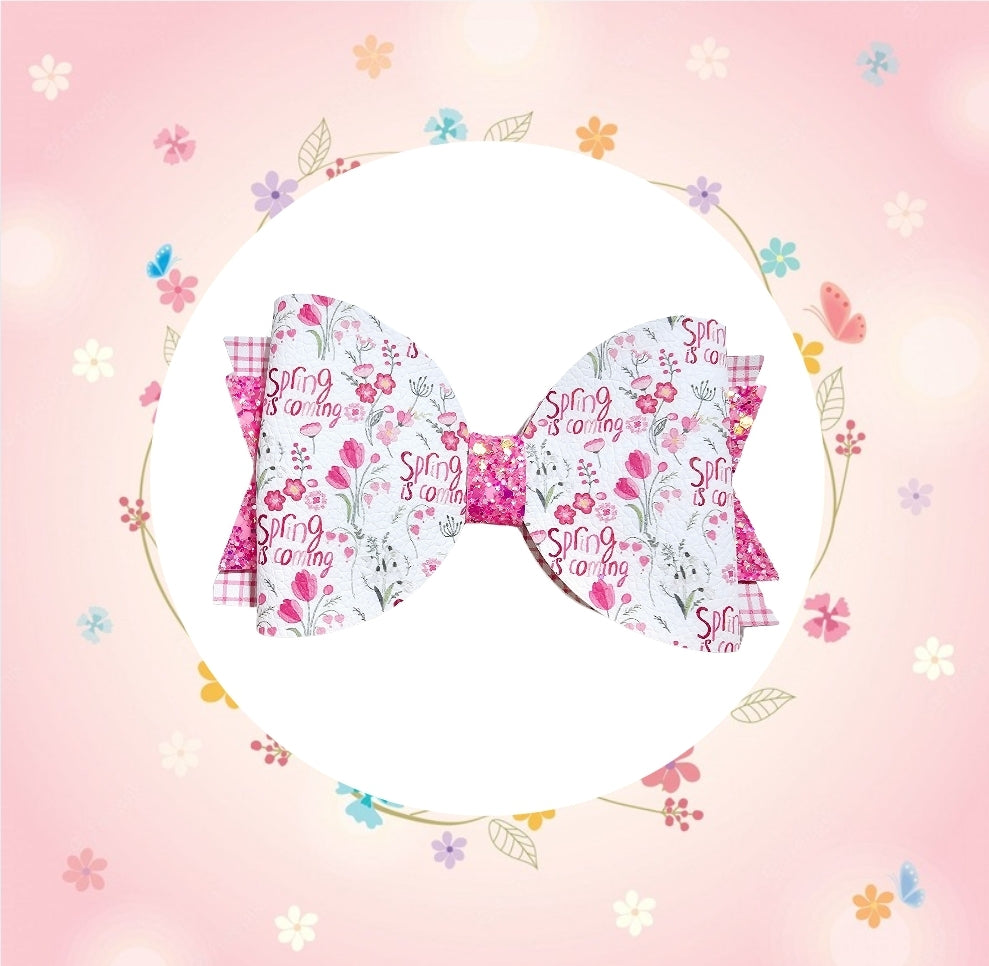 Spring is Coming Hair Bow | LovelyExpressionLLC