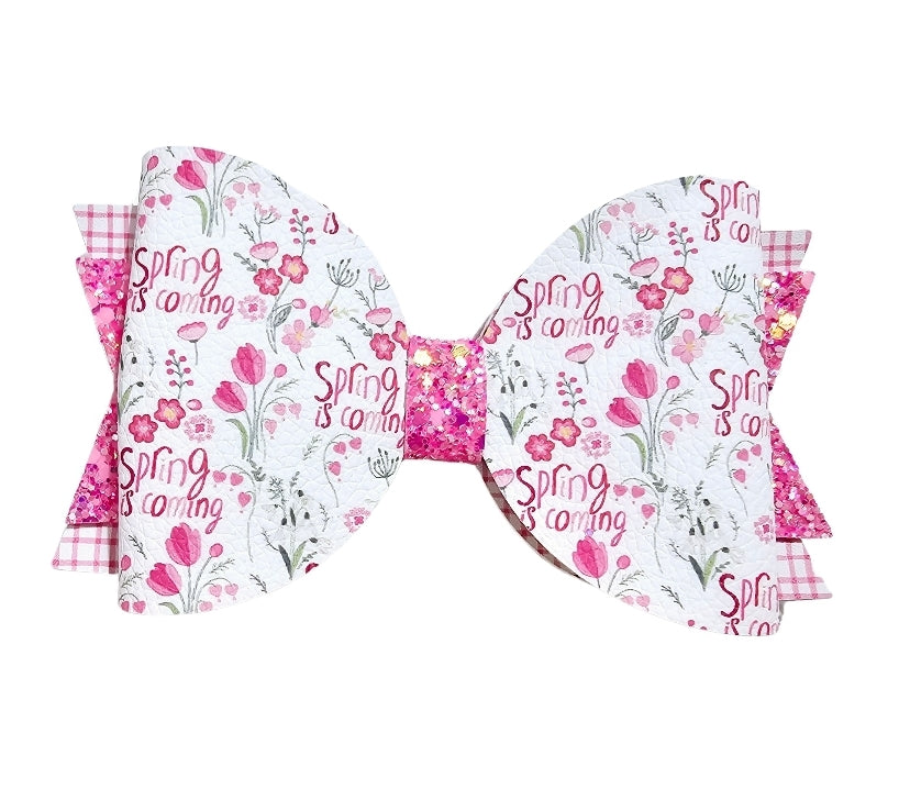 Spring is Coming Hair Bow | LovelyExpressionLLC