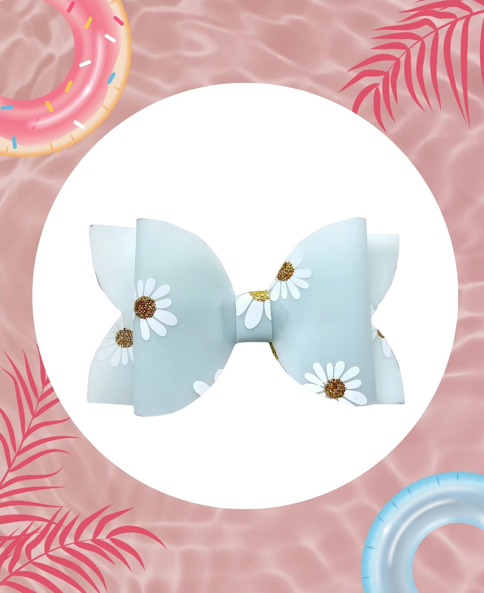 Gelly Daisy Hair Bows | LovelyExpressionLLC