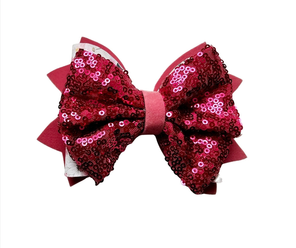 Sparkle Hair Bow | LovelyExpressionLLC