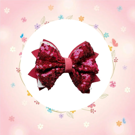Sparkle Hair Bow | LovelyExpressionLLC