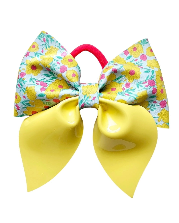 Yellow Blooms Hair Bows | LovelyExpressionLLC