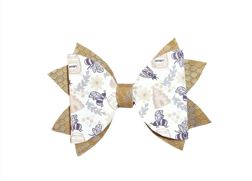 Honey Bees 🐝 Hair Bow | LovelyExpressionLLC