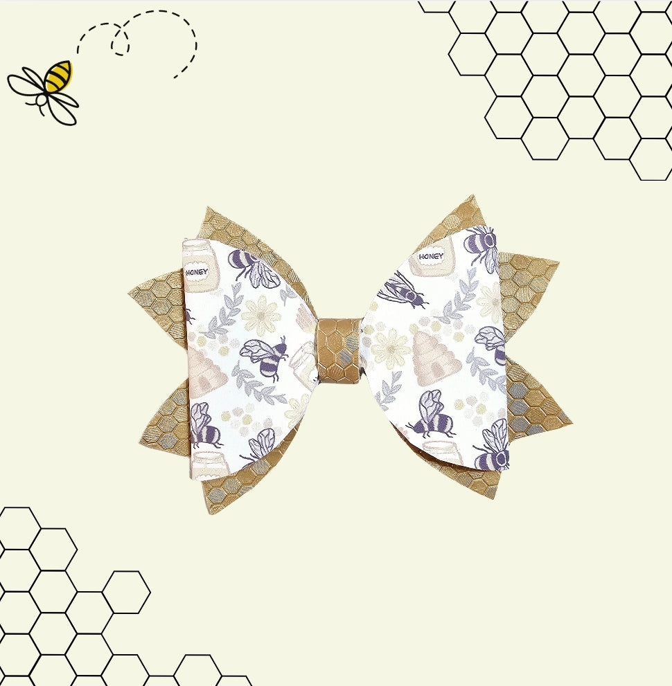 Honey Bees 🐝 Hair Bow | LovelyExpressionLLC