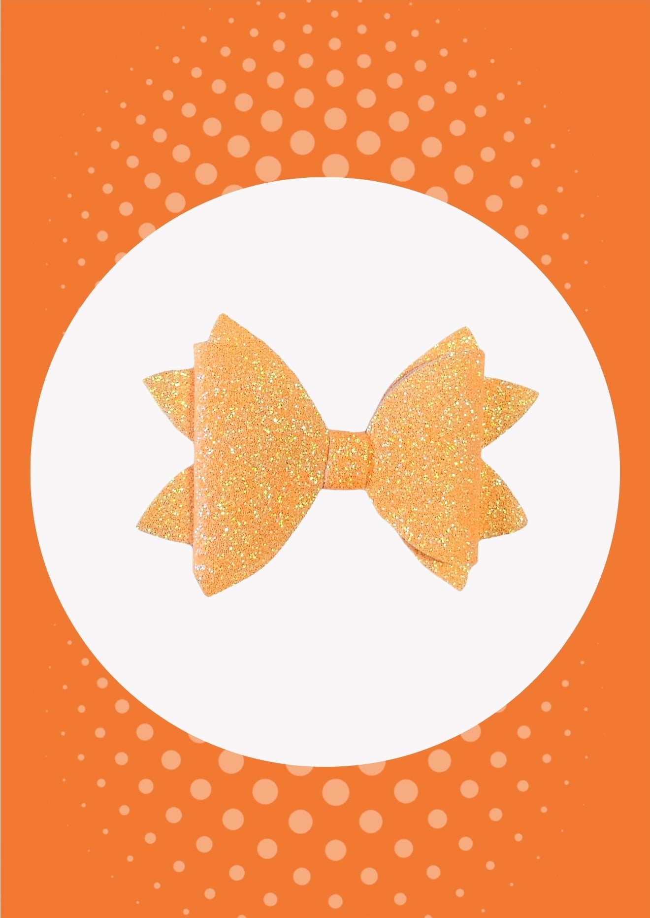Orange Delight Bow | LovelyExpressionLLC