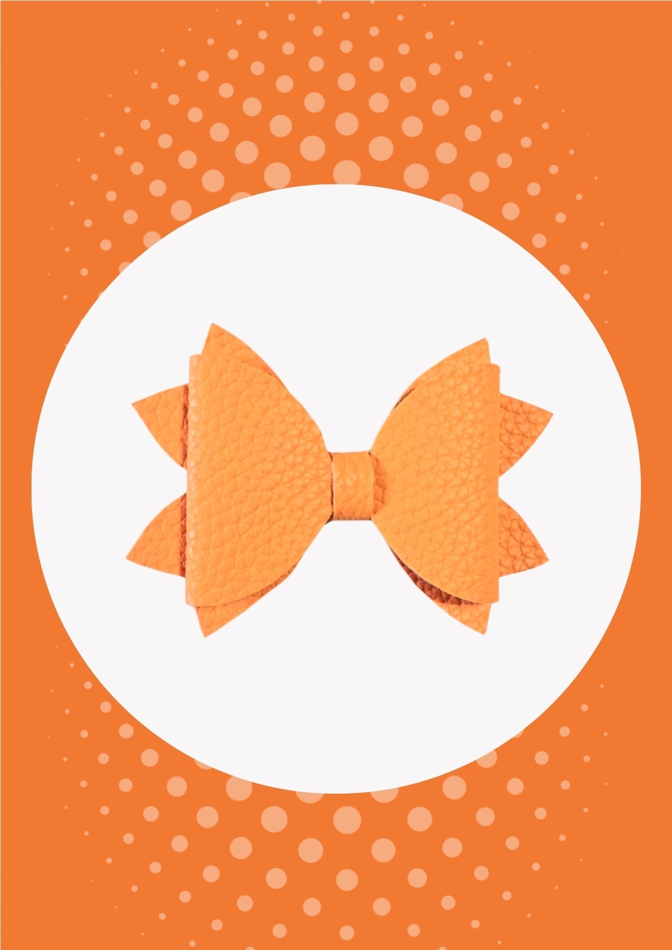 Orange Delight Bow | LovelyExpressionLLC