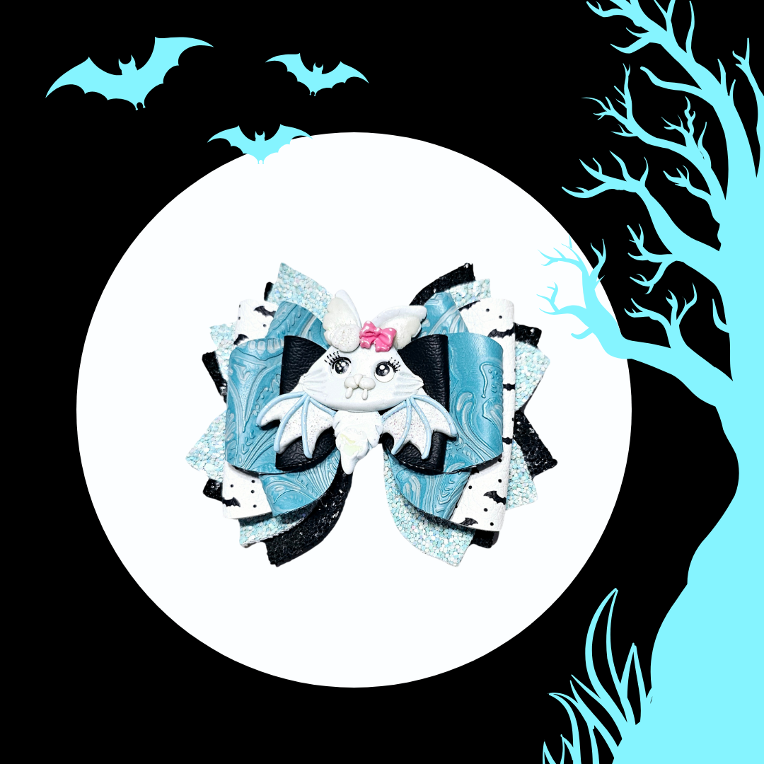 Girlie Bat Hair Bow | Lovely Expression LLC