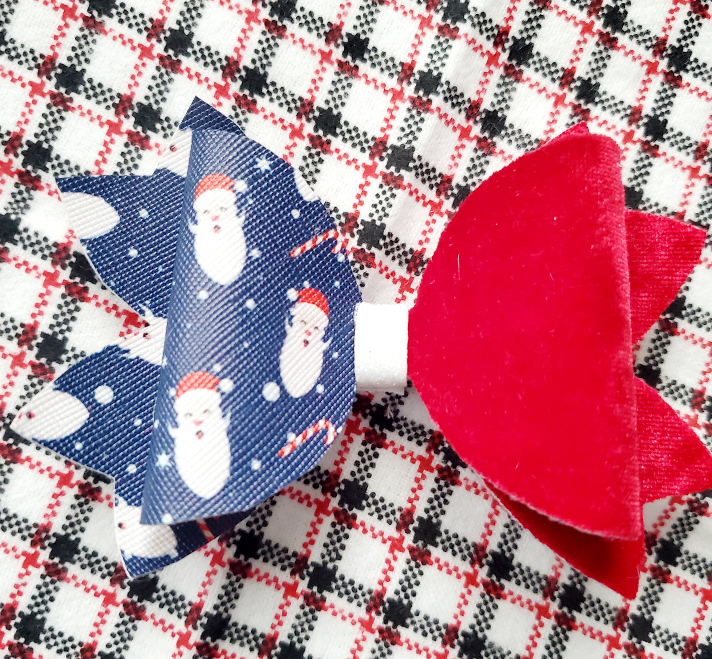 Snowman's and Velvet Bow | LovelyExpressionLLC