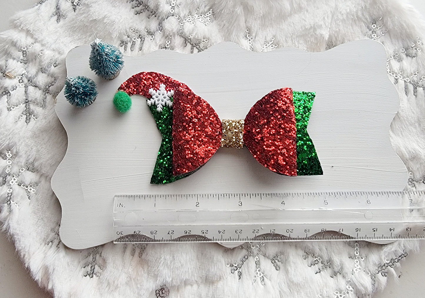 Its A Elf Thing Holiday Hair Bow | LovelyExpressionLLC
