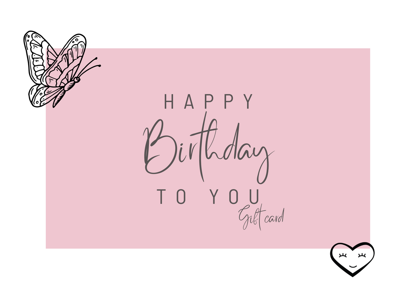 Happy Birthday Gift Card