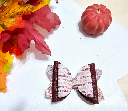 All Things Fall Hair Bows | LovelyExpressionLLC