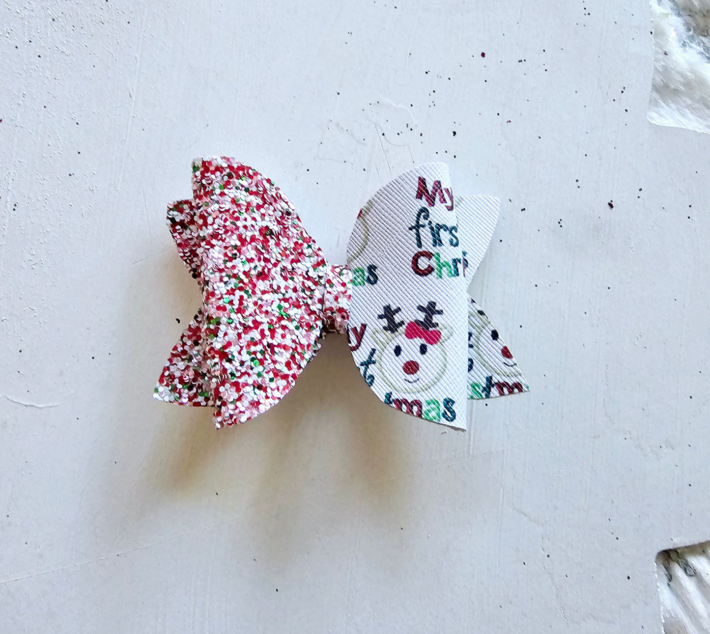 My First Christmas Hair Bows | LovelyExpressionLLC