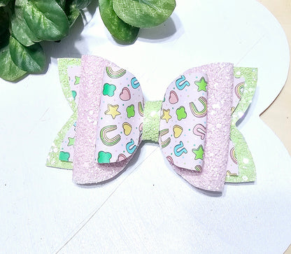 Lucky Marshmallows Hair Bows | LovelyExpressionLLC