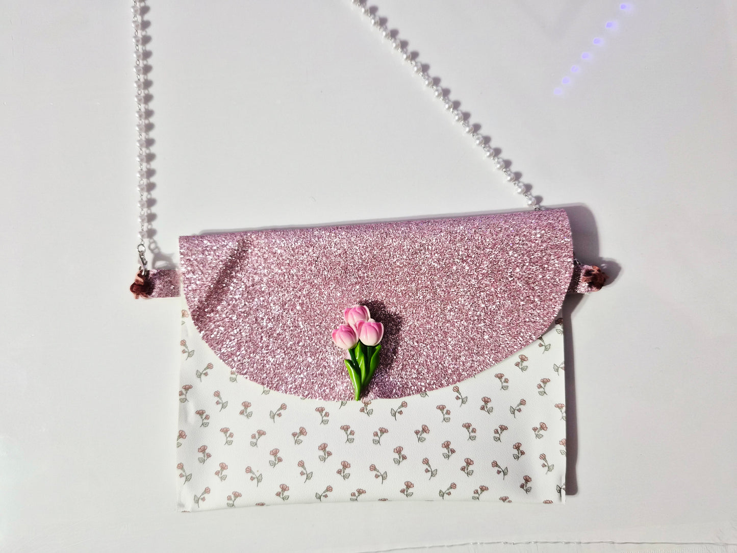 Pink Flower Purse Set | LovelyExpressionLLC