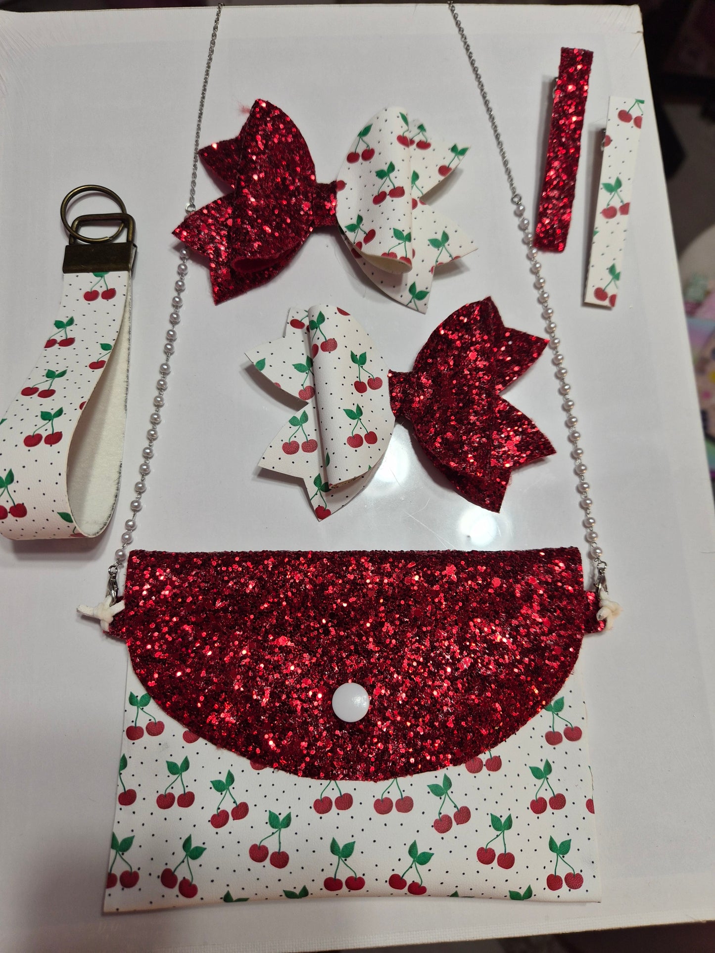 Cherry Purse Set | LovelyExpressionLLC
