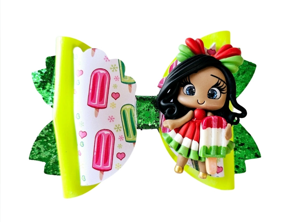 Watermelon Freeze Hair Bow | LovelyExpressionLLC