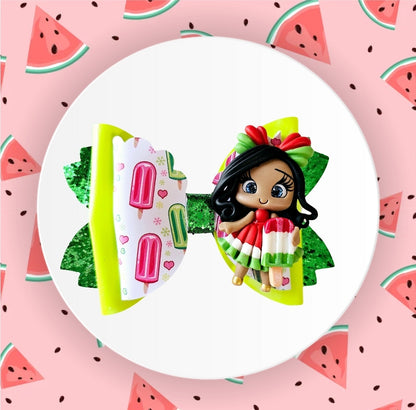 Watermelon Freeze Hair Bow | LovelyExpressionLLC