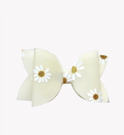 Gelly Daisy Hair Bows | LovelyExpressionLLC
