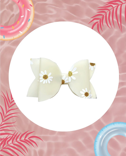 Gelly Daisy Hair Bows | LovelyExpressionLLC