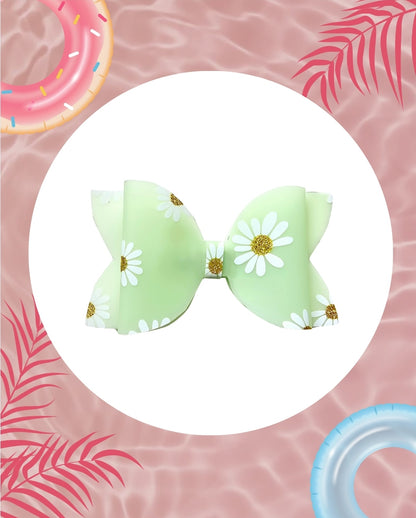 Gelly Daisy Hair Bows | LovelyExpressionLLC