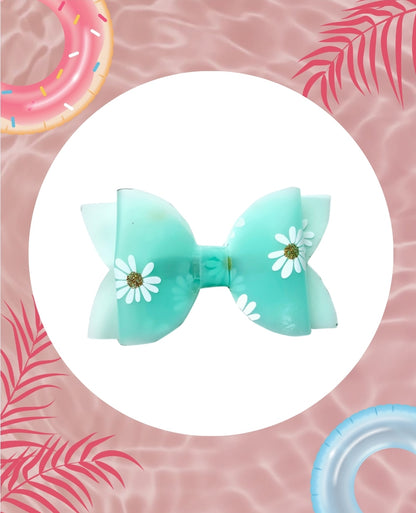 Gelly Daisy Hair Bows | LovelyExpressionLLC