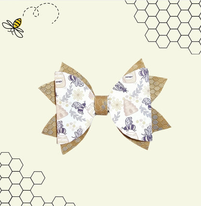 Honey Bees 🐝 Hair Bow | LovelyExpressionLLC