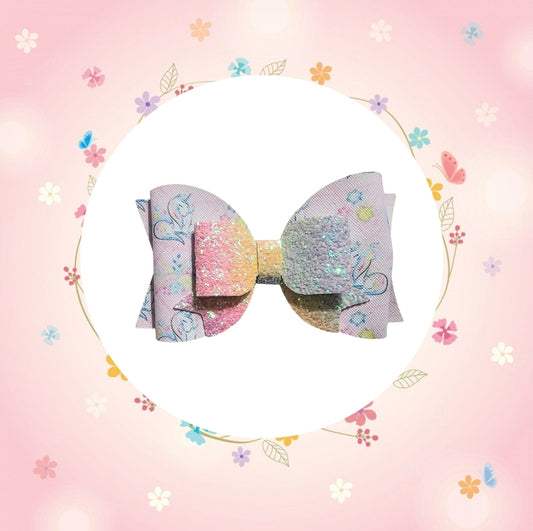 Rainbow Unicorn Hair Bow | LovelyExpressionLLC