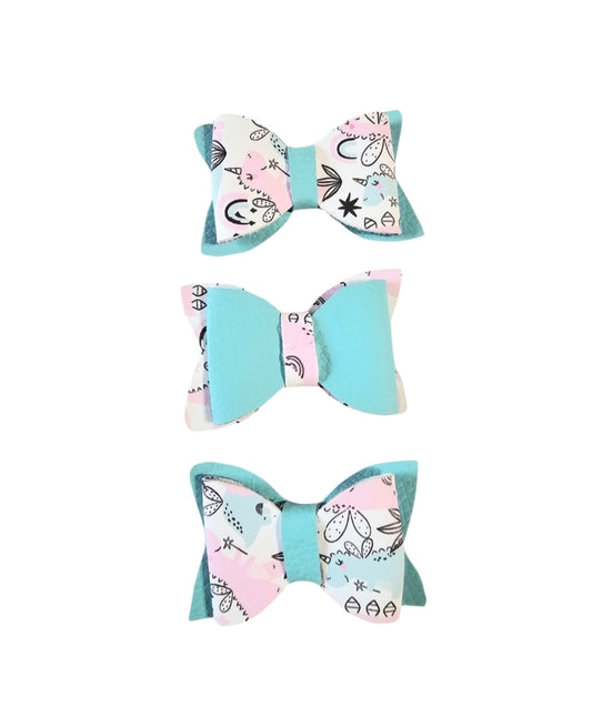 Mirco Dinos Hair Bows (3pack) | LovelyExpressionLLC