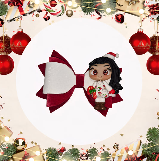 Santa Elf Hair Bow | LovelyExpressionLLC