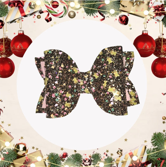 Gingerbread Men Hair Bow | LovelyExpressionLLC