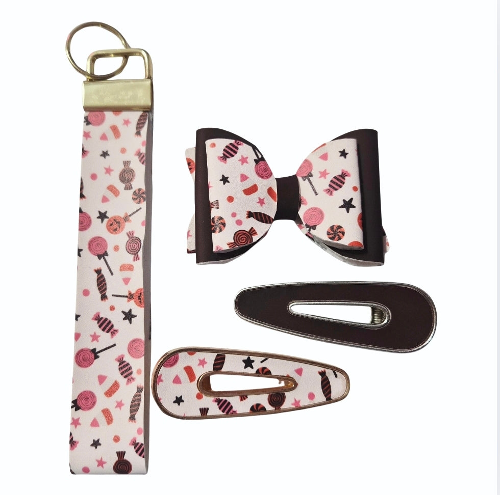 Halloween Candy Hair Bow | LovelyExpressionLLC