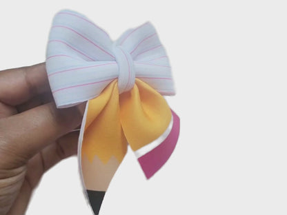 Paper and Pencil Ponytail Holder | Lovely Expression LLC