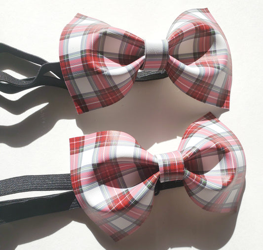 Red and White Bow-Ties