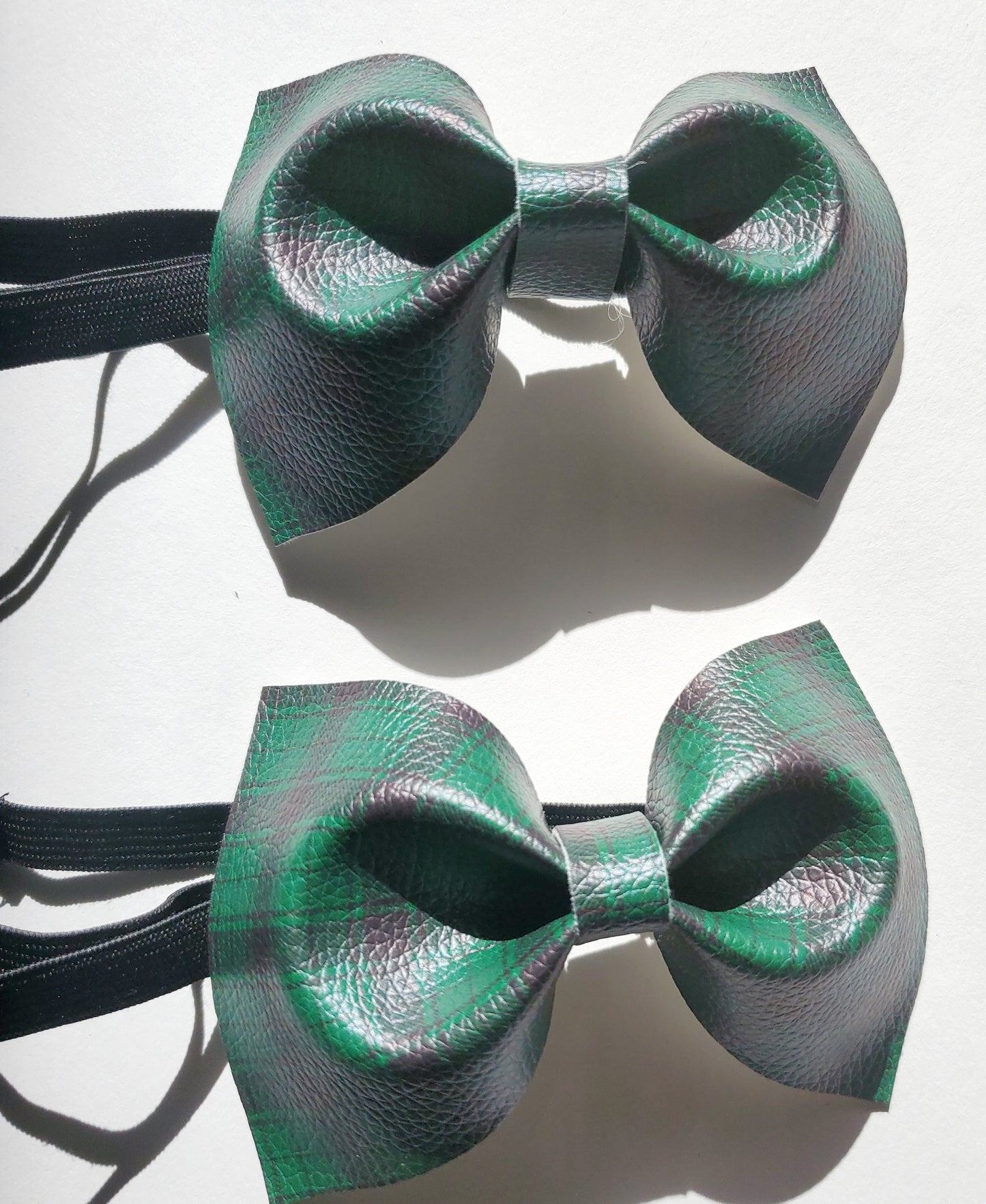 Green and Black Bow-Ties