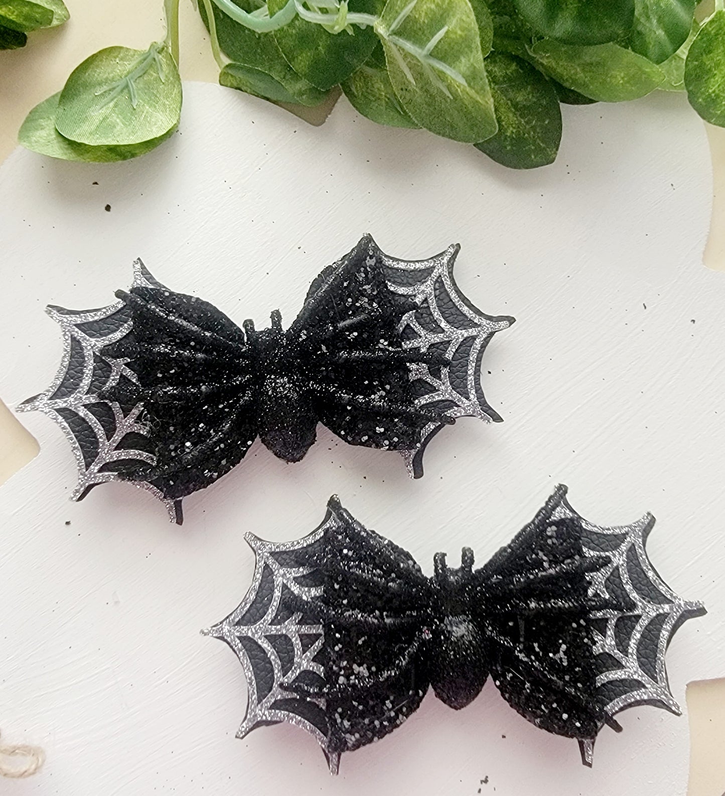 Spiders & Webs Bow | LovelyExpressionLLC