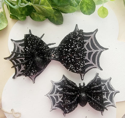 Spiders & Webs Bow | LovelyExpressionLLC